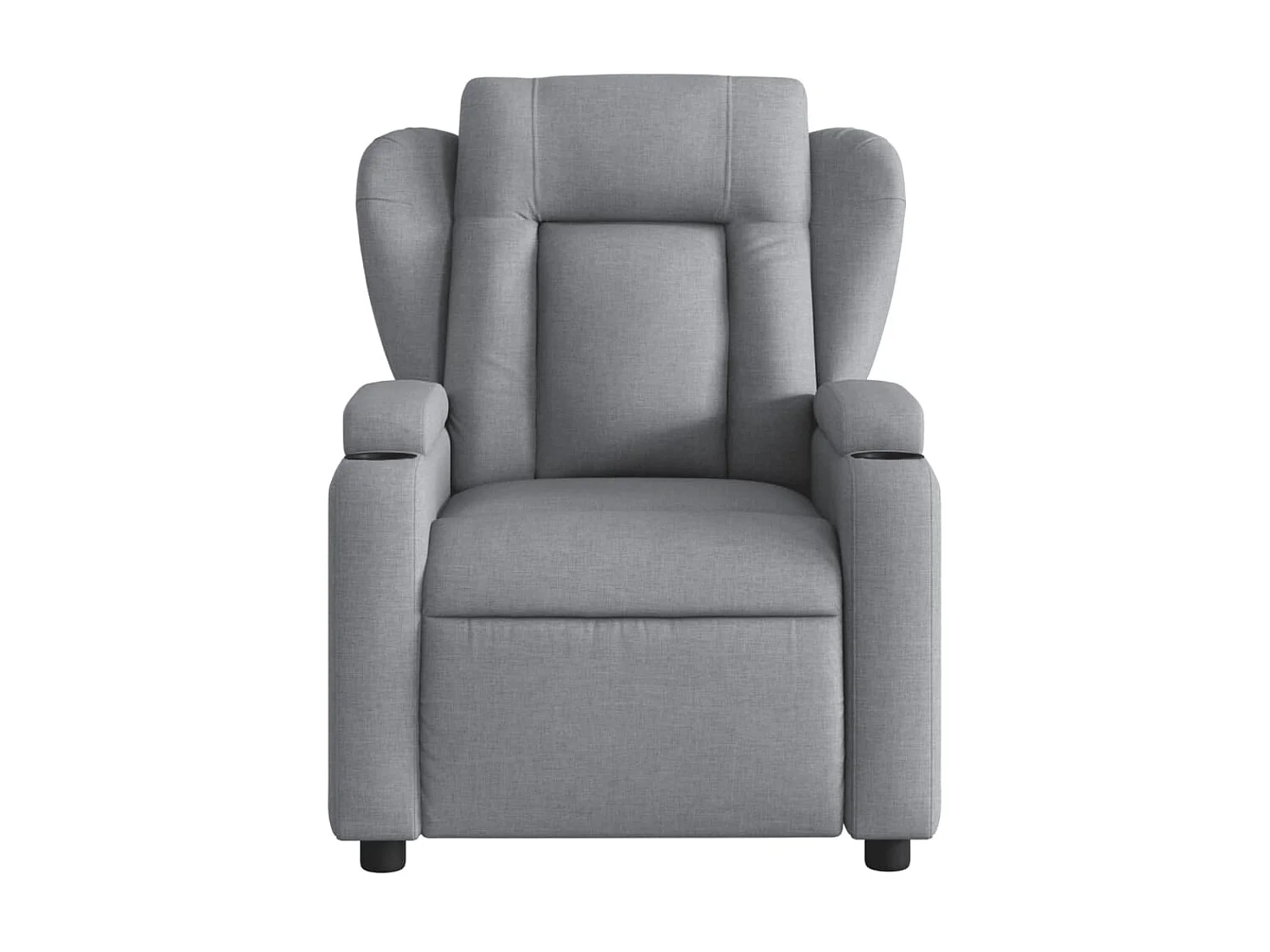 Fauteuil inclinable Gris clair Tissu