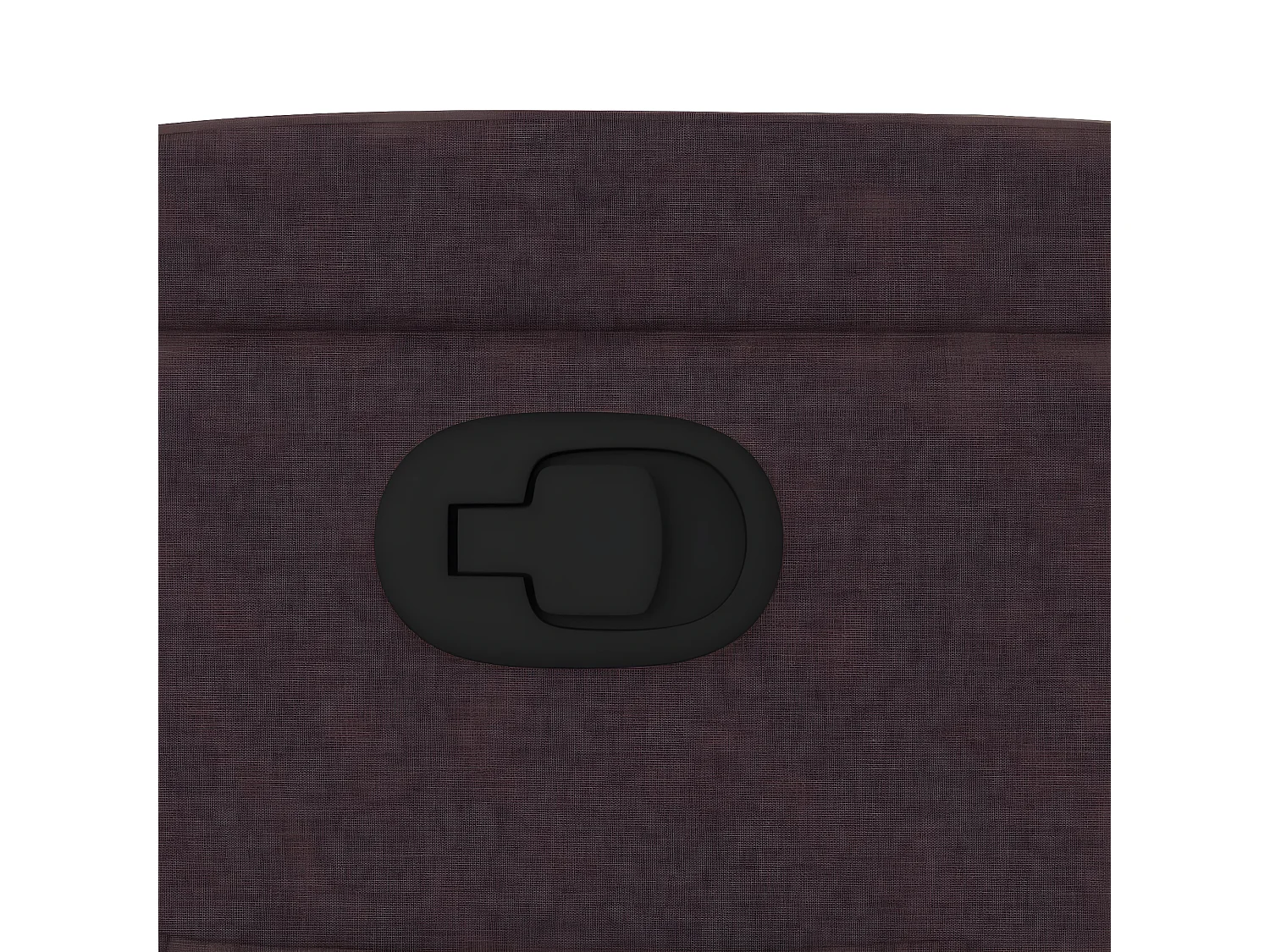 Fauteuil inclinable Marron foncé Tissu