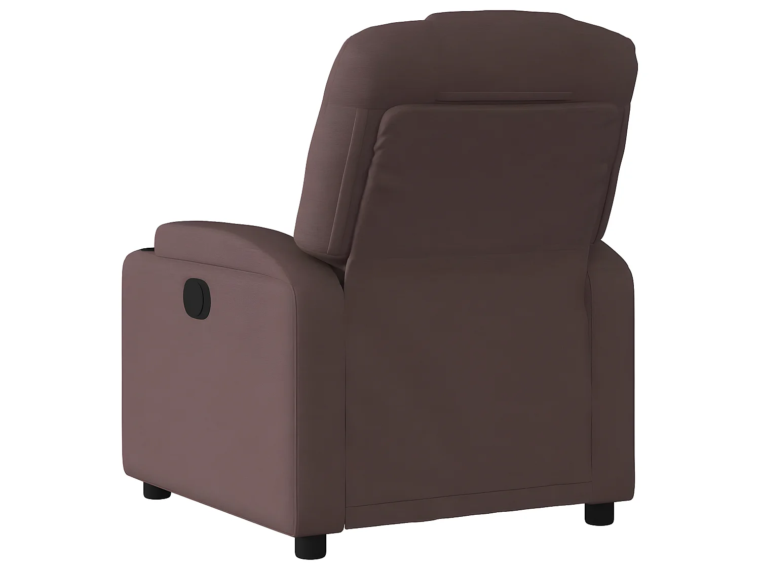 Fauteuil Donkerbruine stof