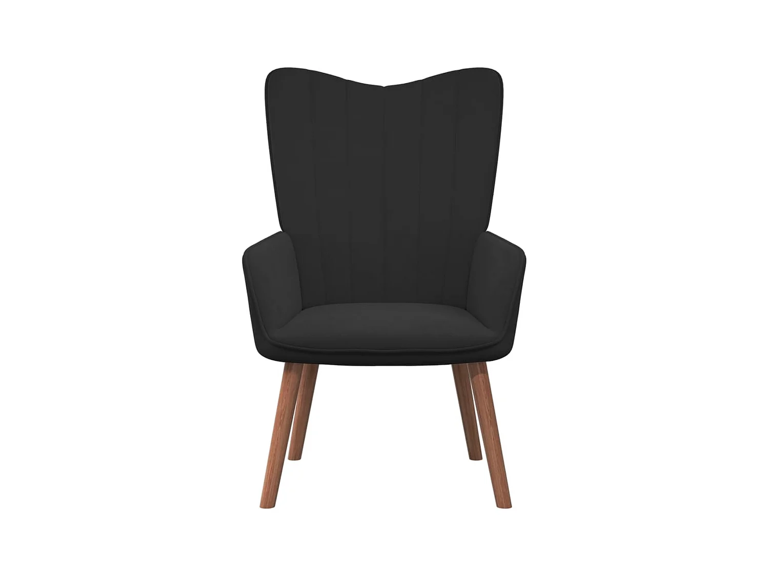 Cadeira de relaxamento Veludo Preto