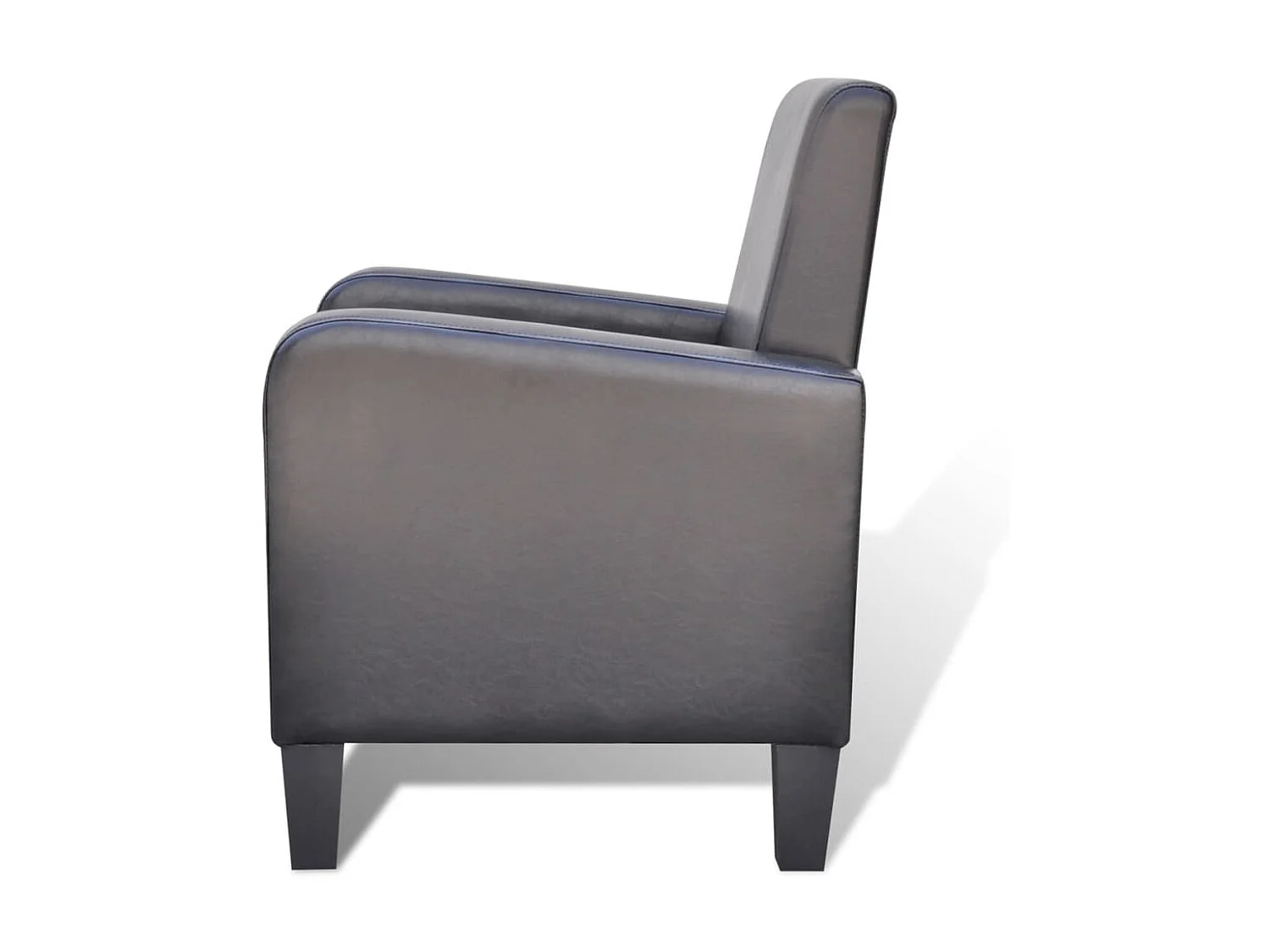 Fauteuil Noir Similicuir