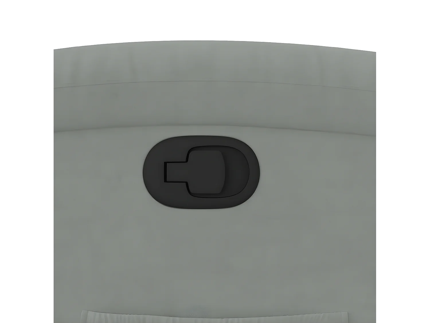 Fauteuil inclinable gris clair velours