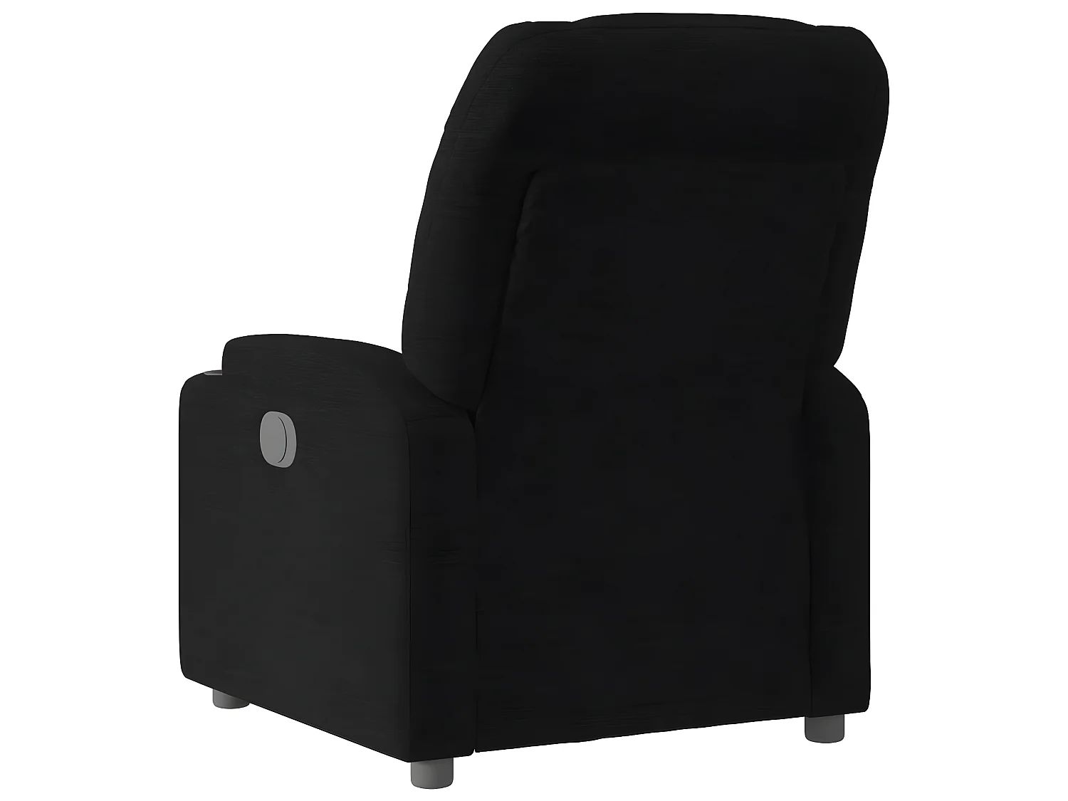 Fauteuil inclinable Noir Tissu