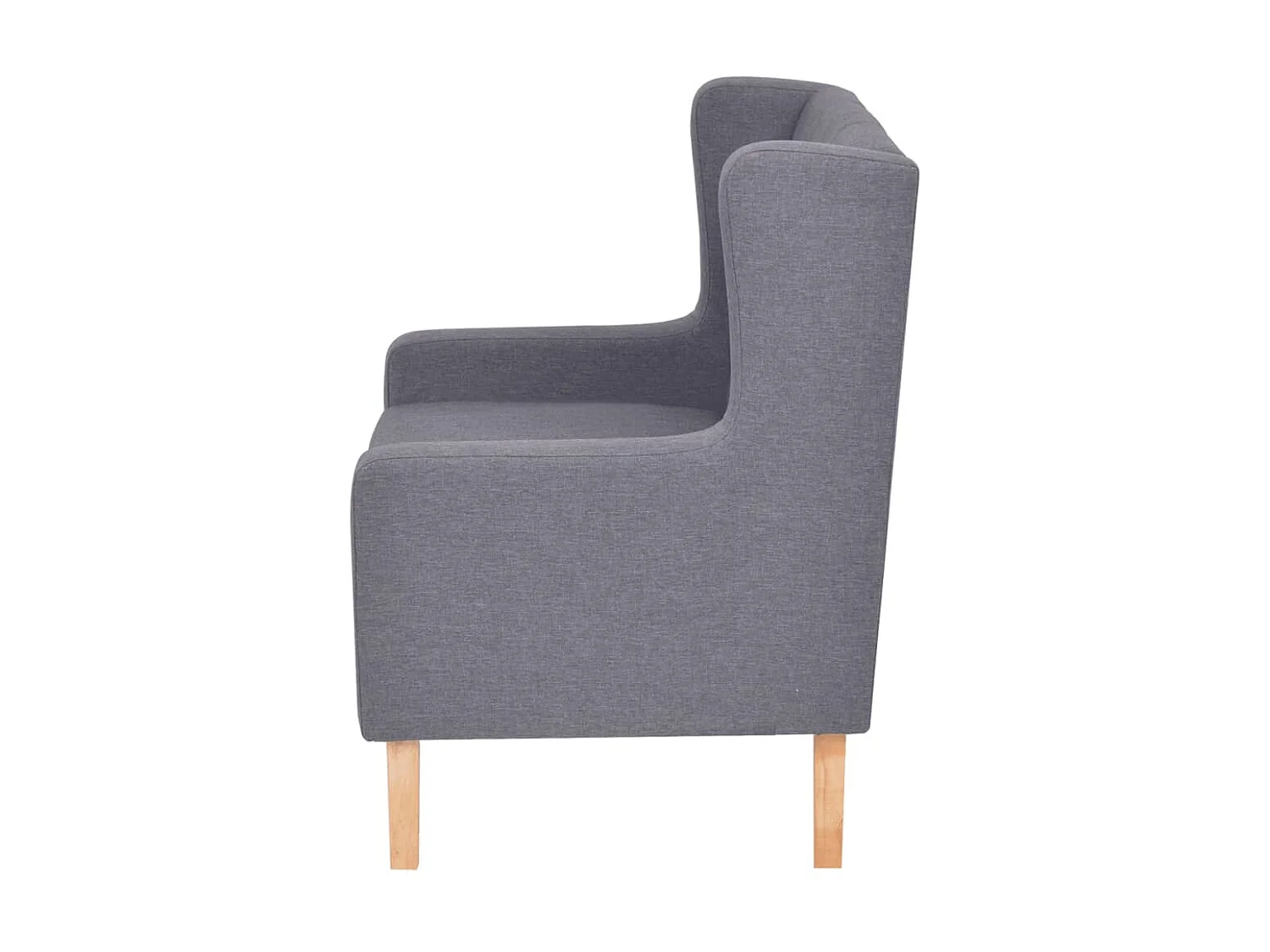 Poltroncina in tessuto grigio