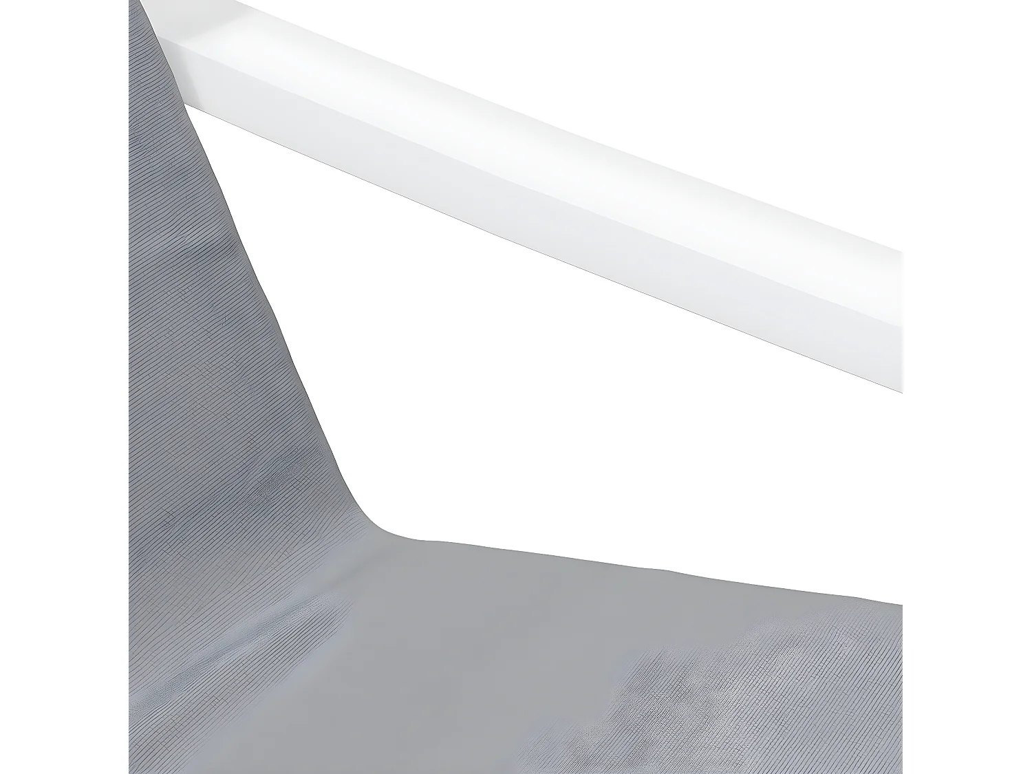 Chaise de relaxation avec repose-pied Gris foncé Tissu