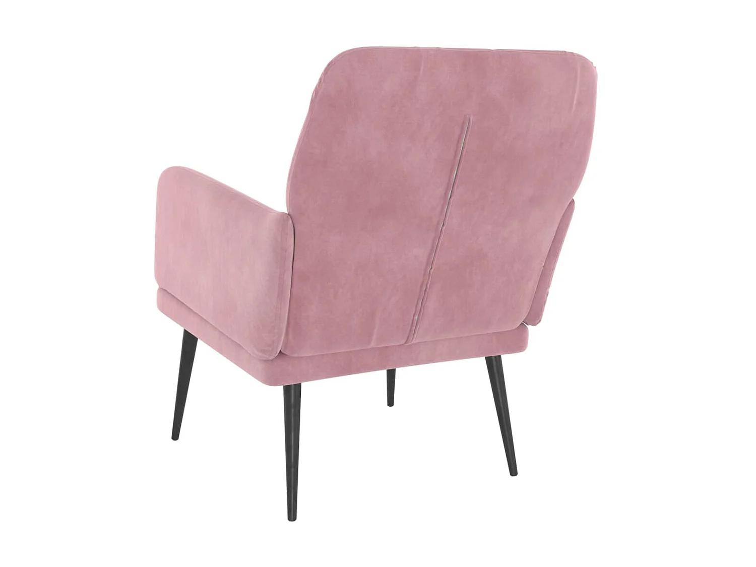 Roze Fauteuil 62x79x79 cm Fluweel