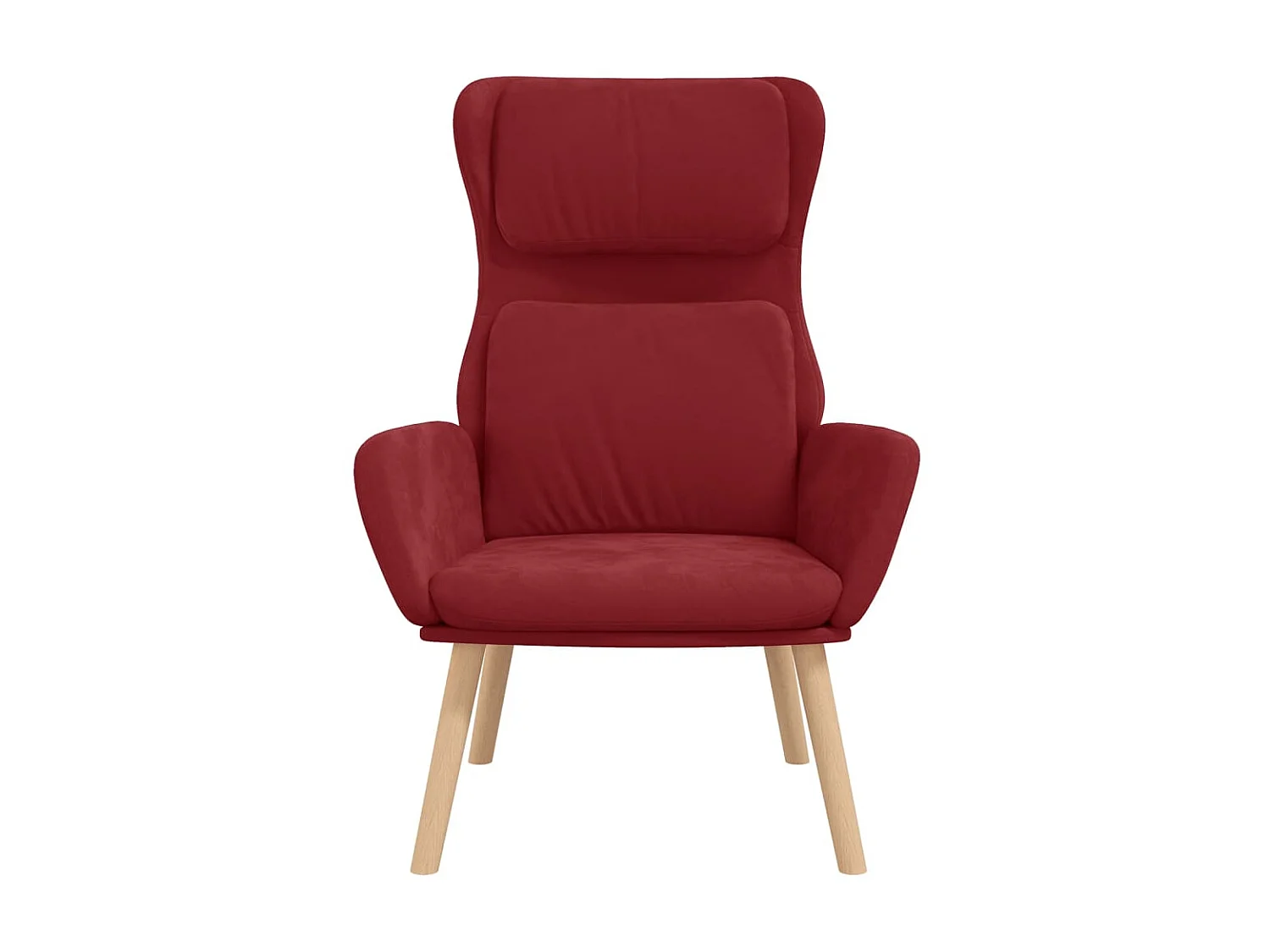 Poltrona relax Velluto rosso bordeaux