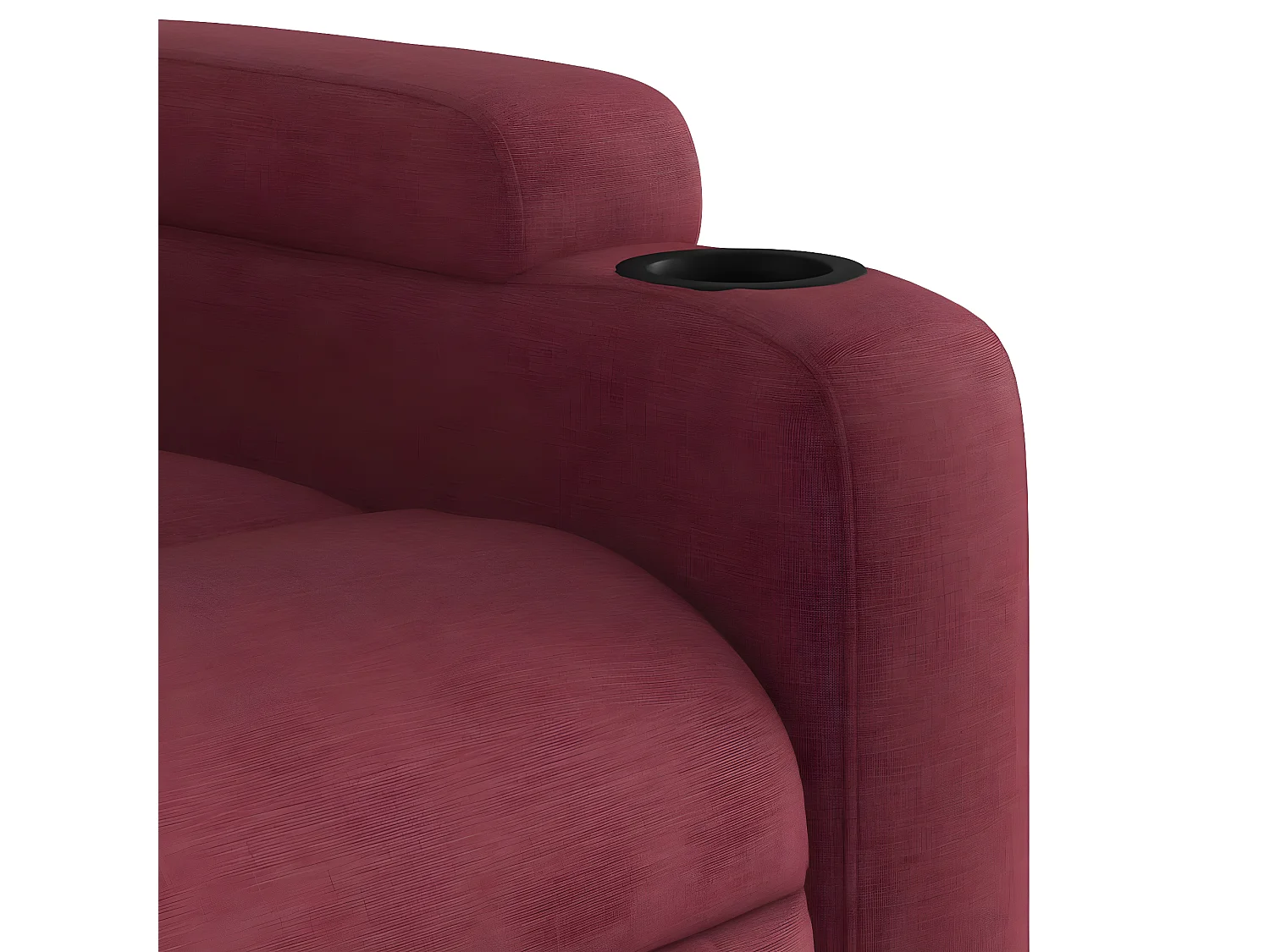 Fauteuil inclinable Rouge bordeaux Tissu