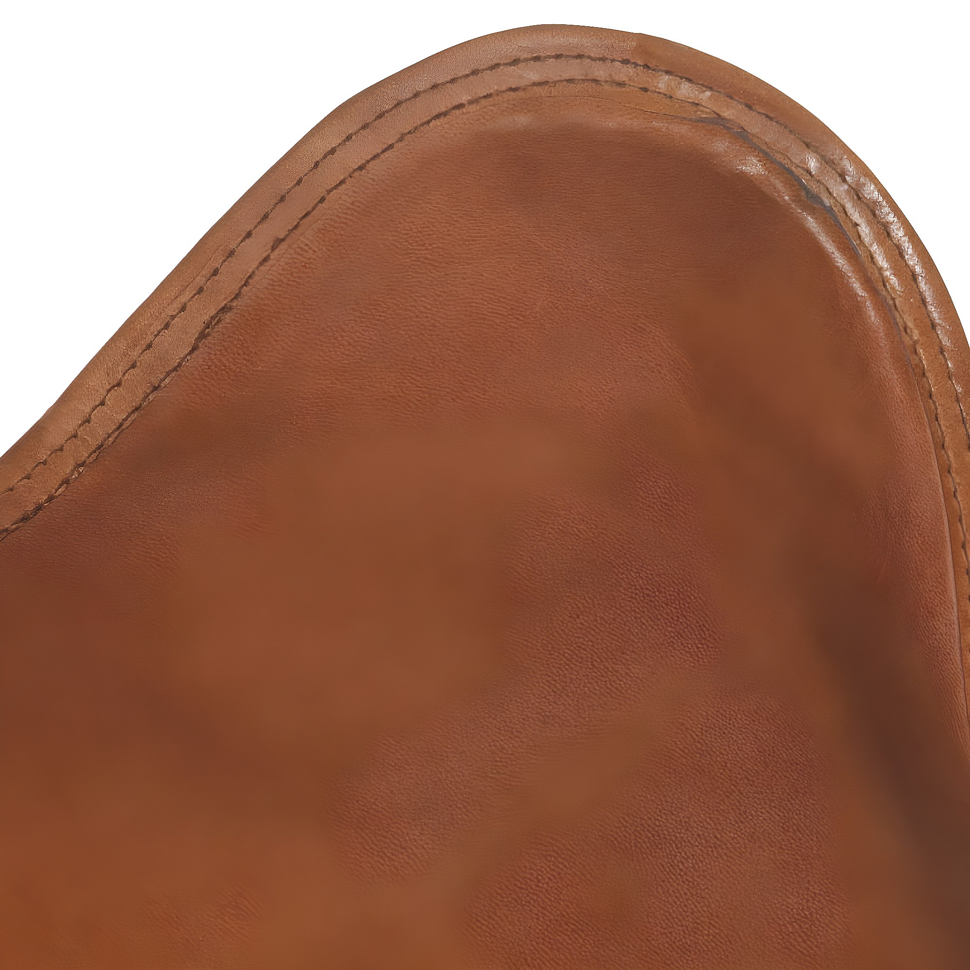Chaise Marron Cuir véritable 2 | Leroy Merlin