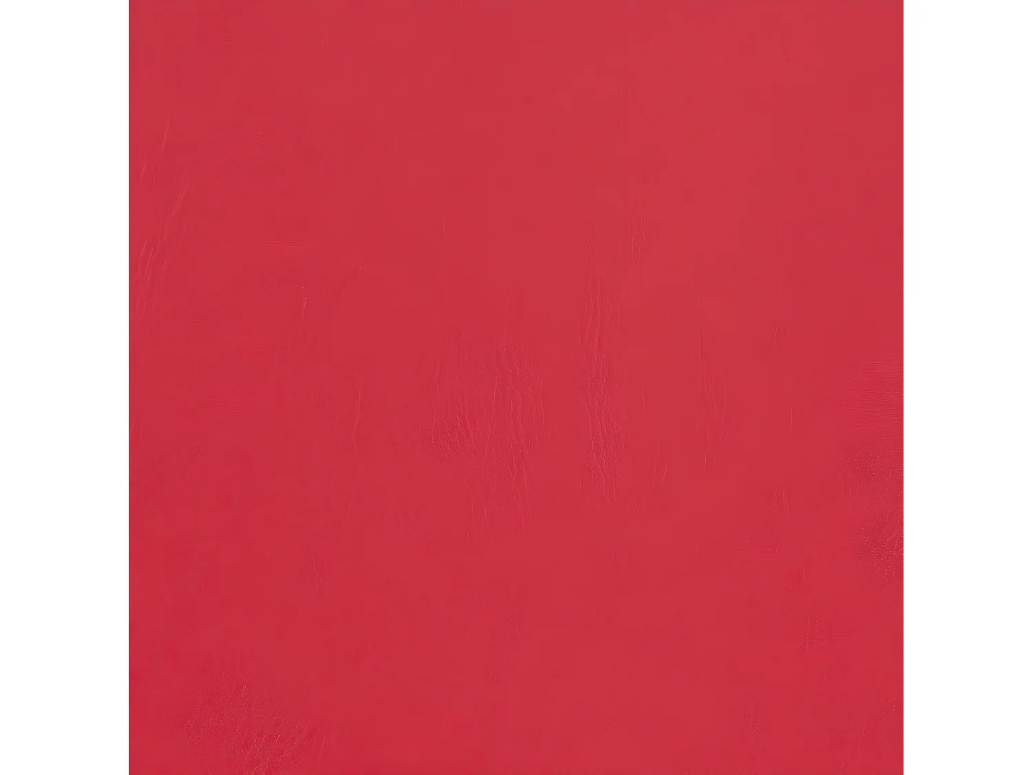 Fauteuil cabriolet rouge similicuir