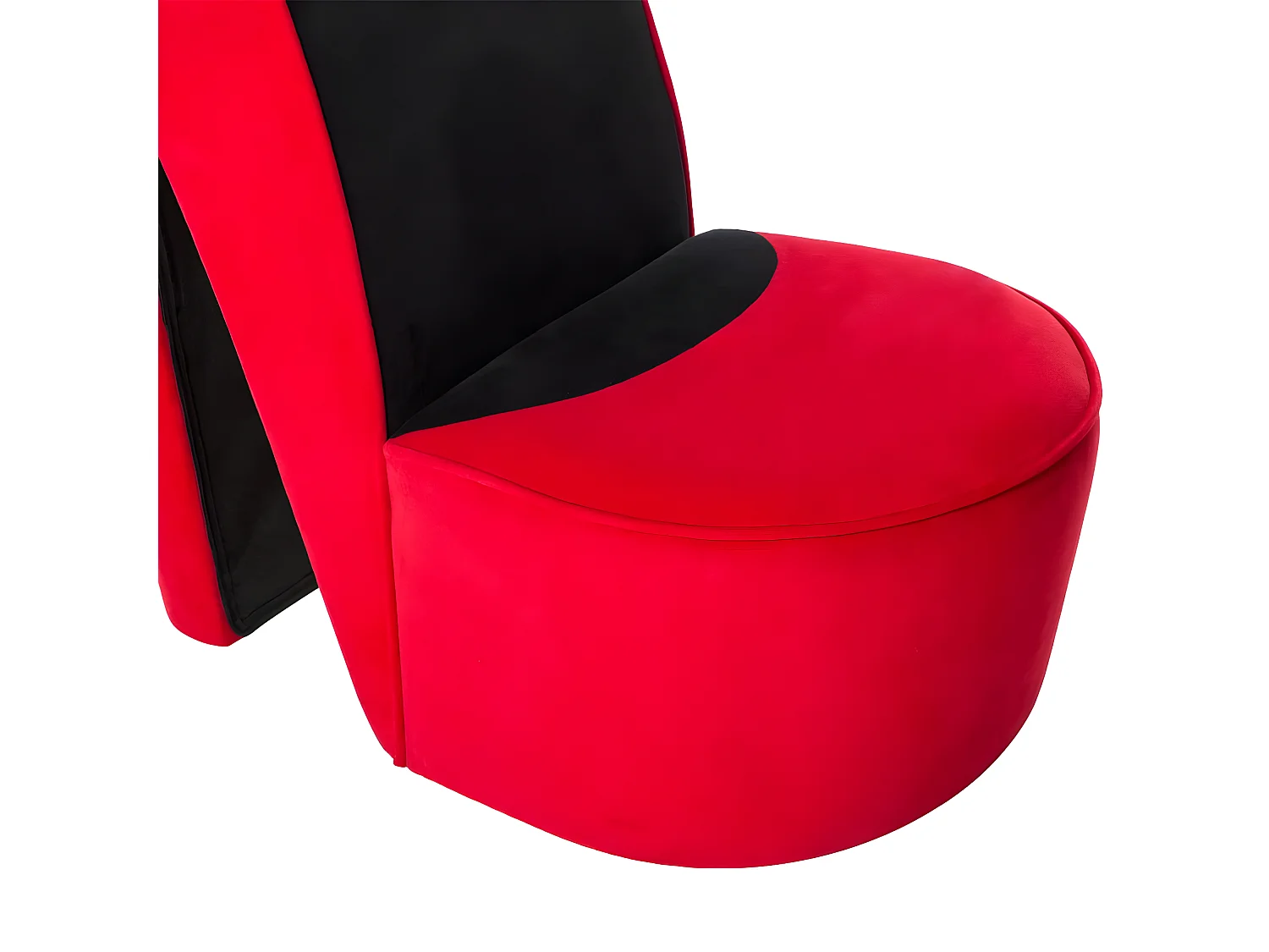 Sedia a forma di tacco alto Red Velvet