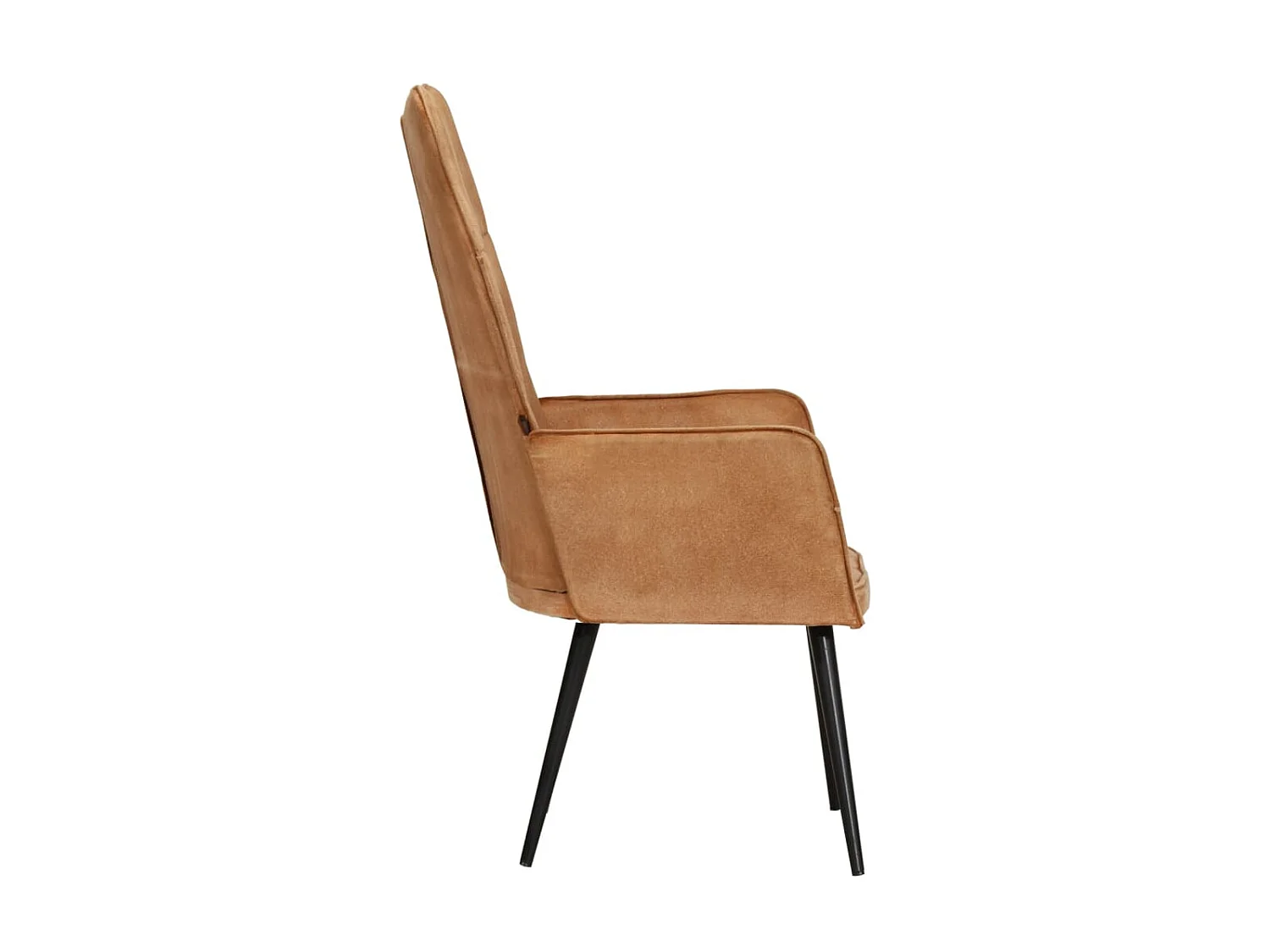 Chaise à oreilles Marron Toile