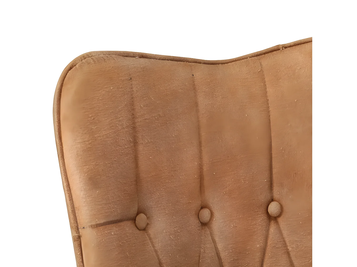 Chaise à oreilles Marron Toile