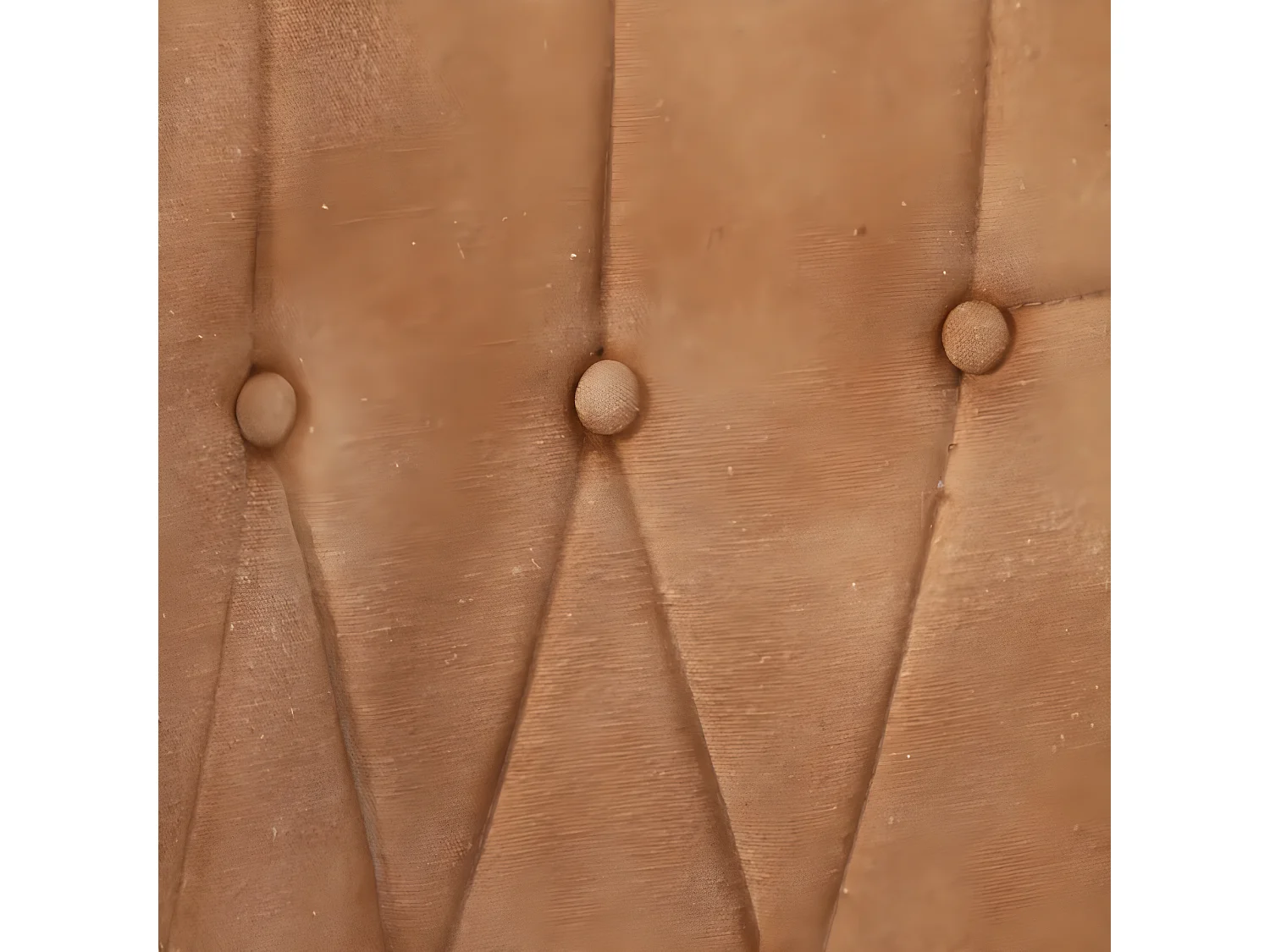 Chaise à oreilles Marron Toile