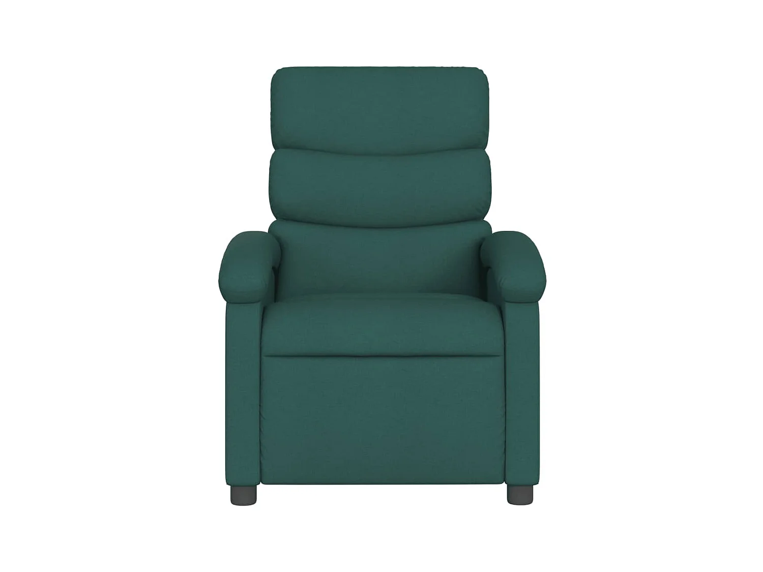Fauteuil inclinable Vert foncé Tissu