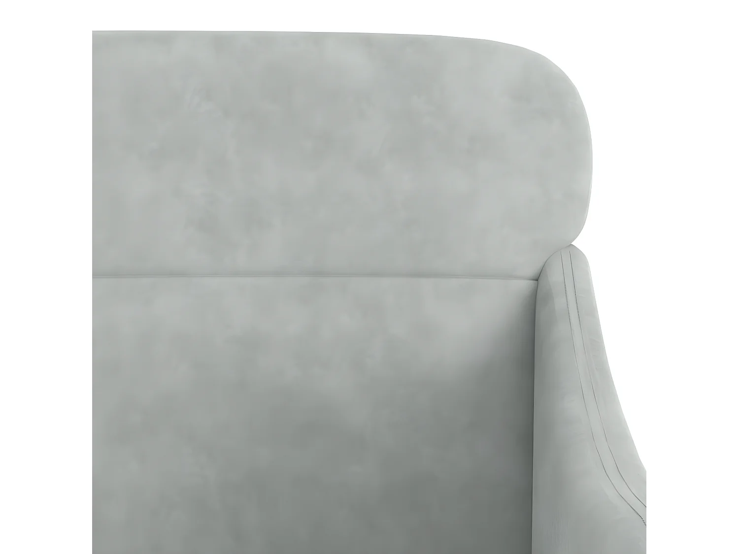 Fauteuil Gris clair 63x76x80 cm Velours