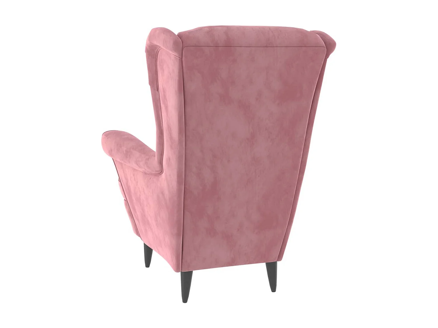 Fauteuil rose velours