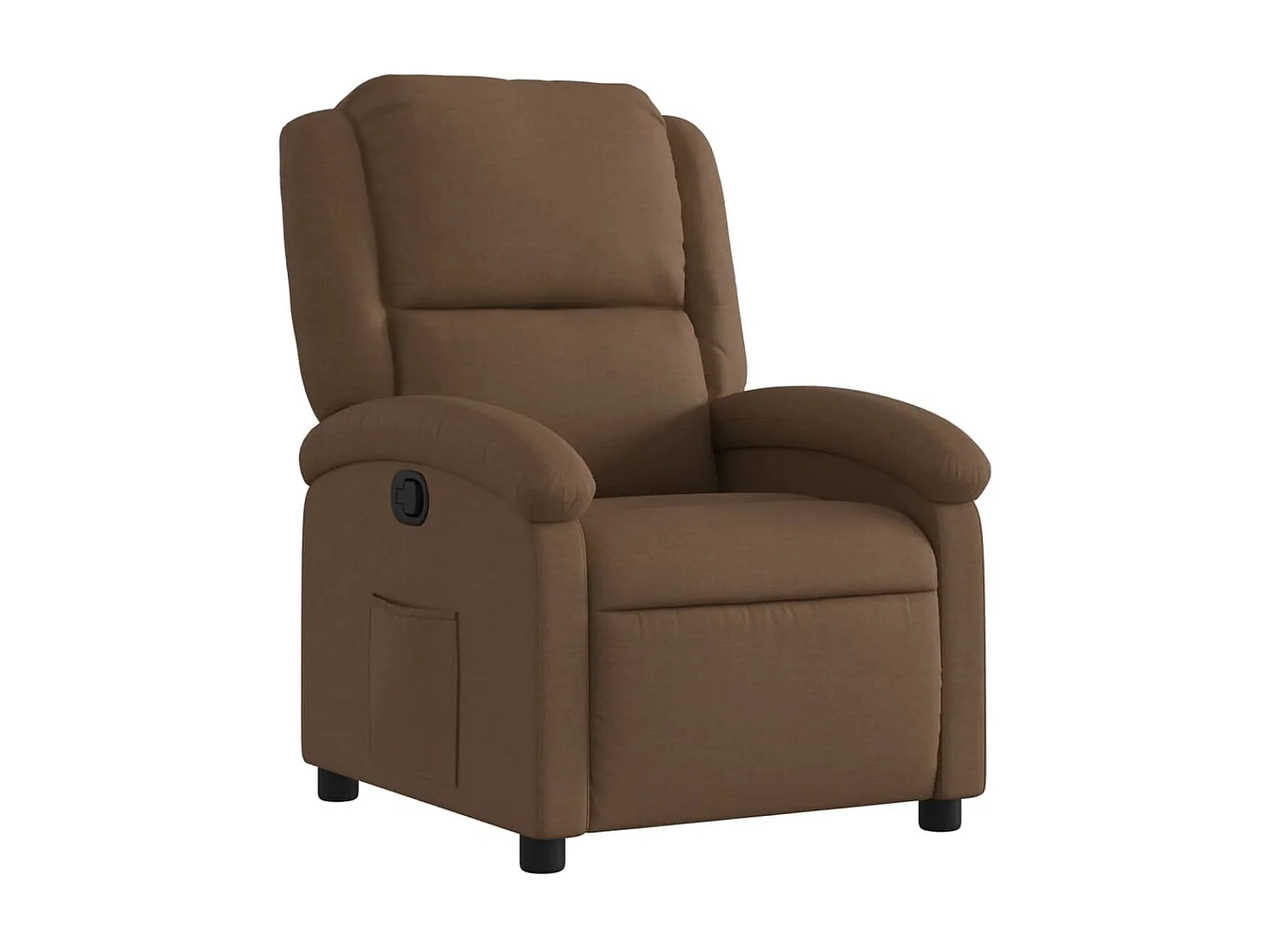 Fauteuil inclinable Marron Tissu