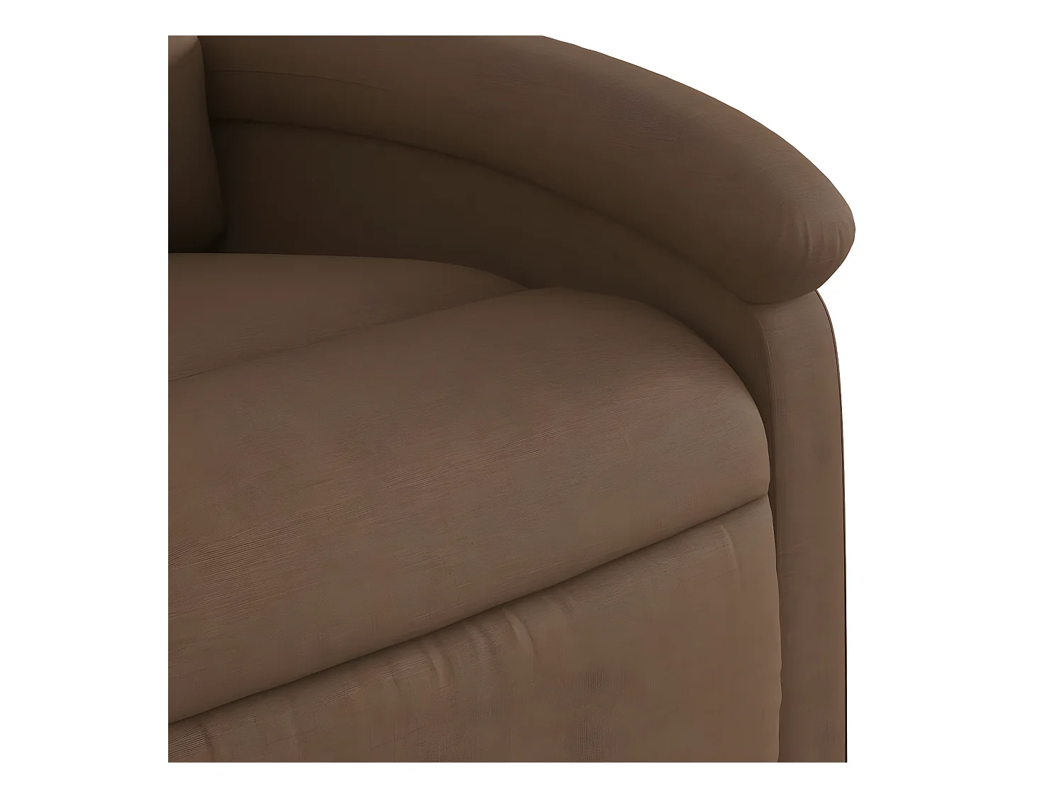 Fauteuil inclinable Marron Tissu