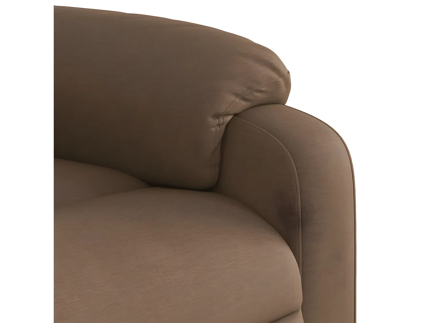 Fauteuil inclinable Marron Tissu