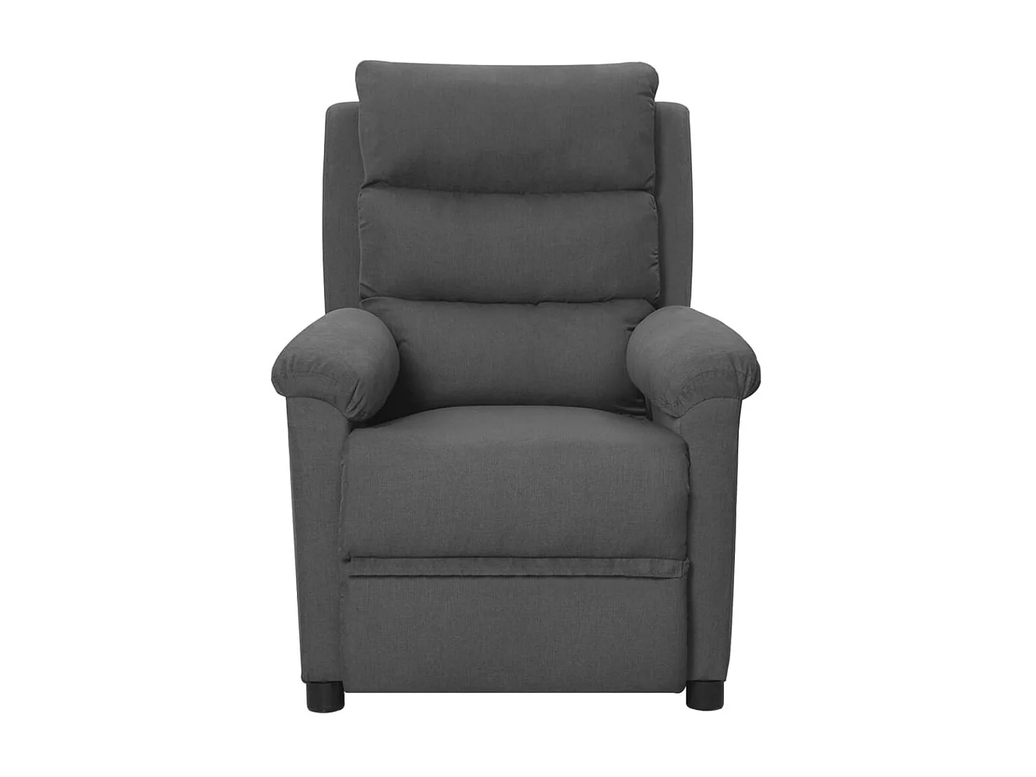 Fauteuil inclinable Gris foncé Tissu