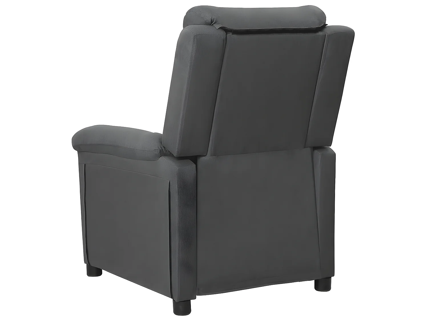 Fauteuil inclinable Gris foncé Tissu
