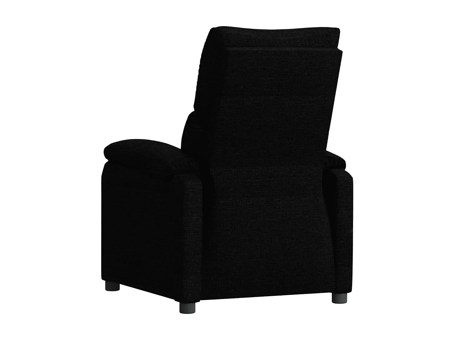 Poltrona reclinabile in tessuto nero