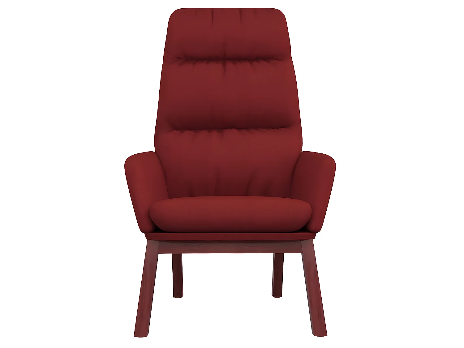 Chaise de relaxation Rouge bordeaux Tissu