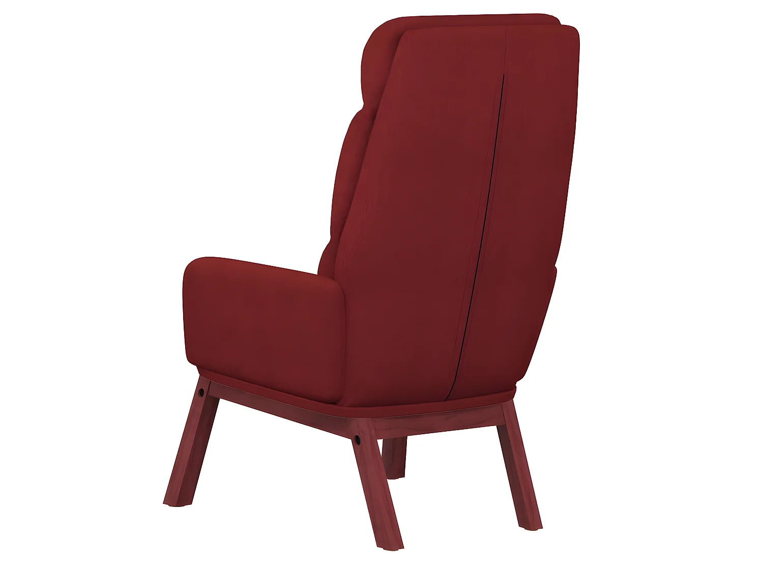 Chaise de relaxation Rouge bordeaux Tissu