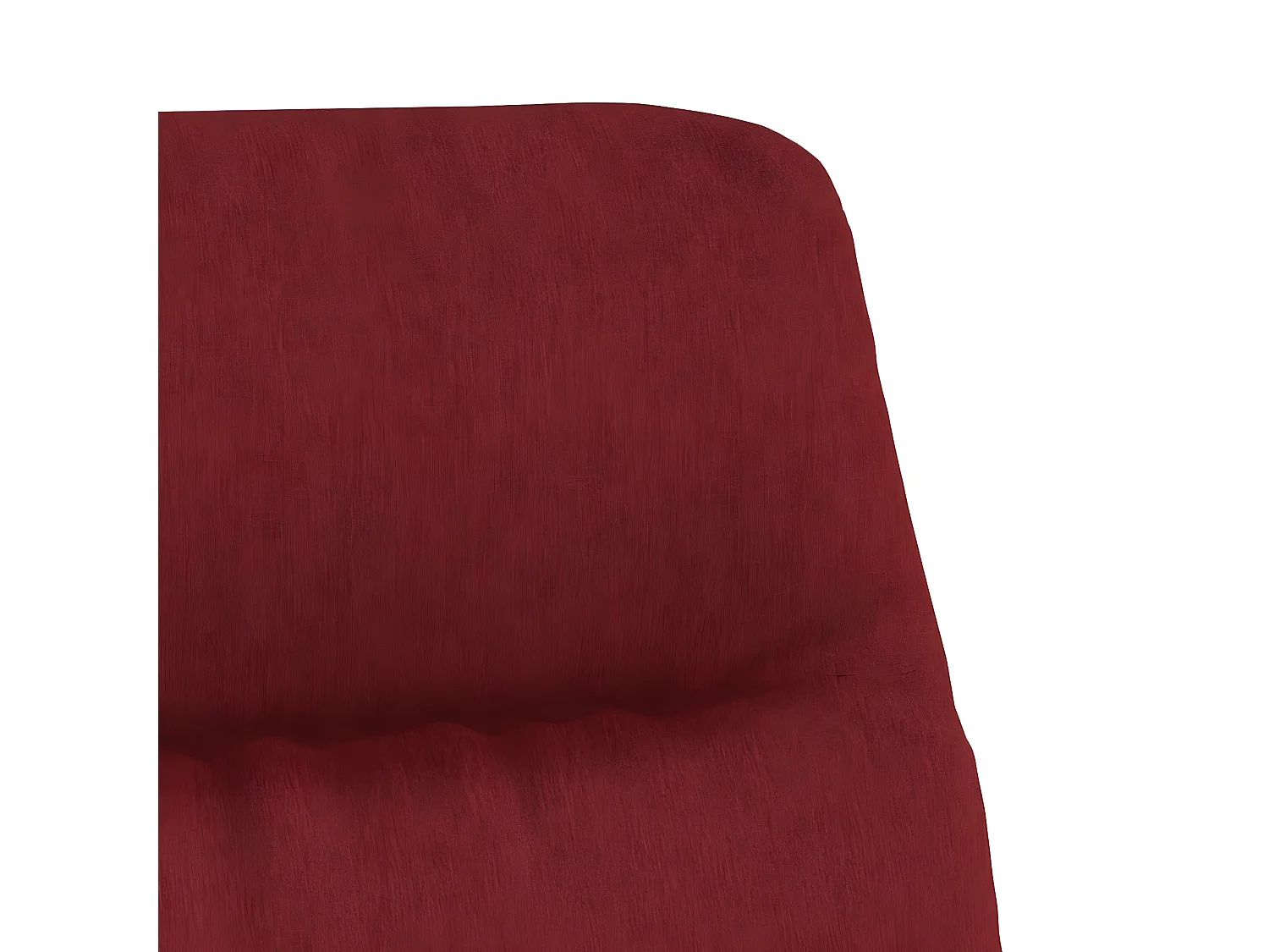 Chaise de relaxation Rouge bordeaux Tissu