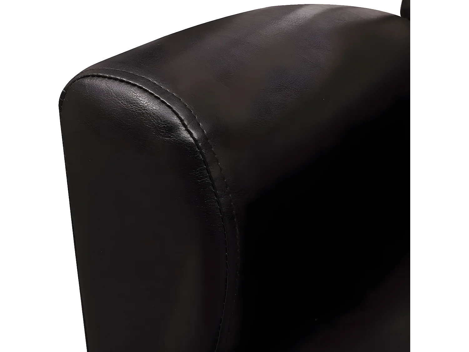 Chaise de canapé Marron foncé Similicuir