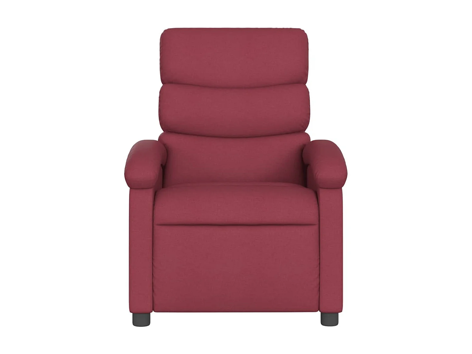 Fauteuil de massage inclinable Rouge bordeaux Tissu