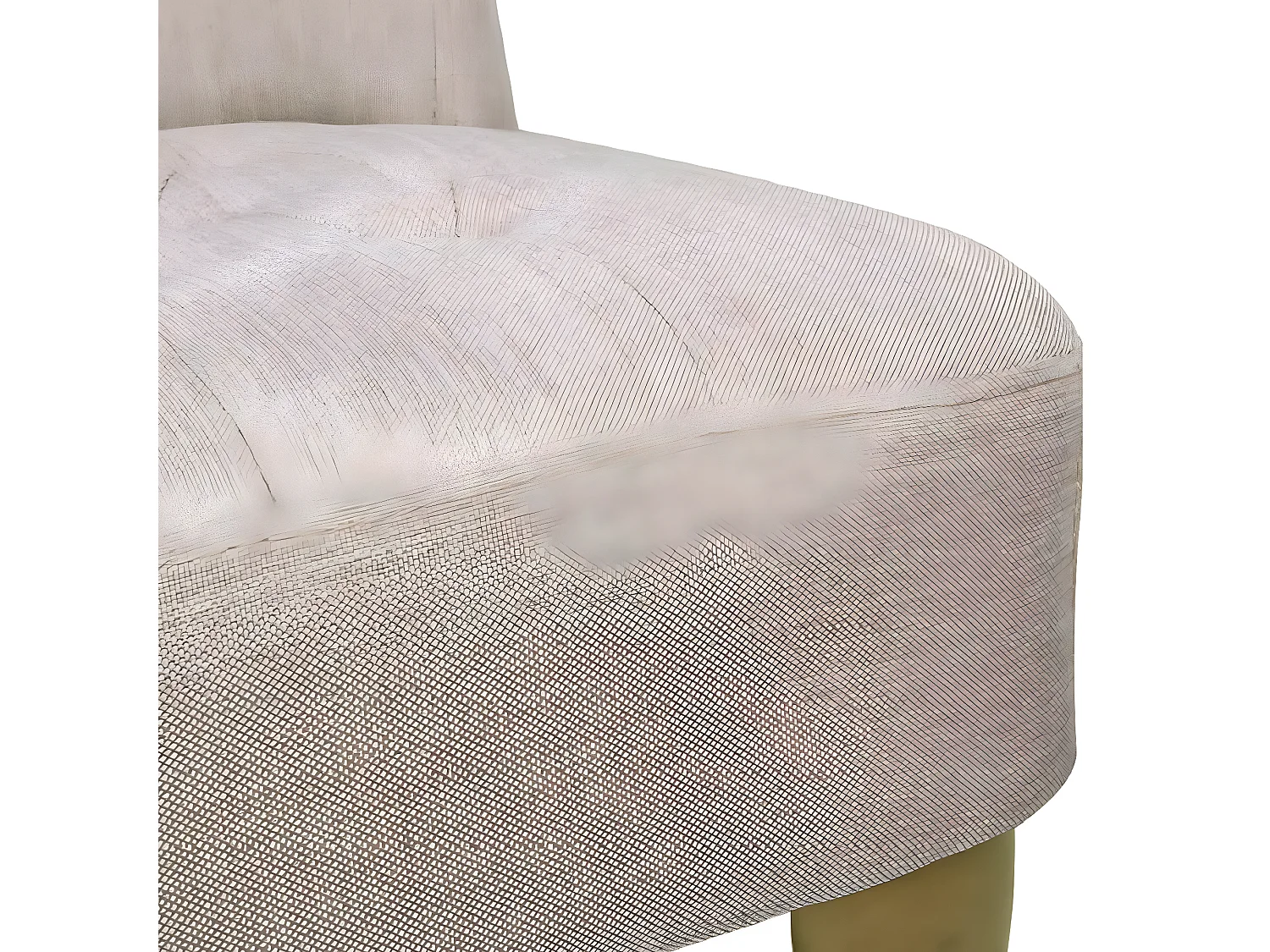 Chaises en style fran?ais lot de 2 crème tissu