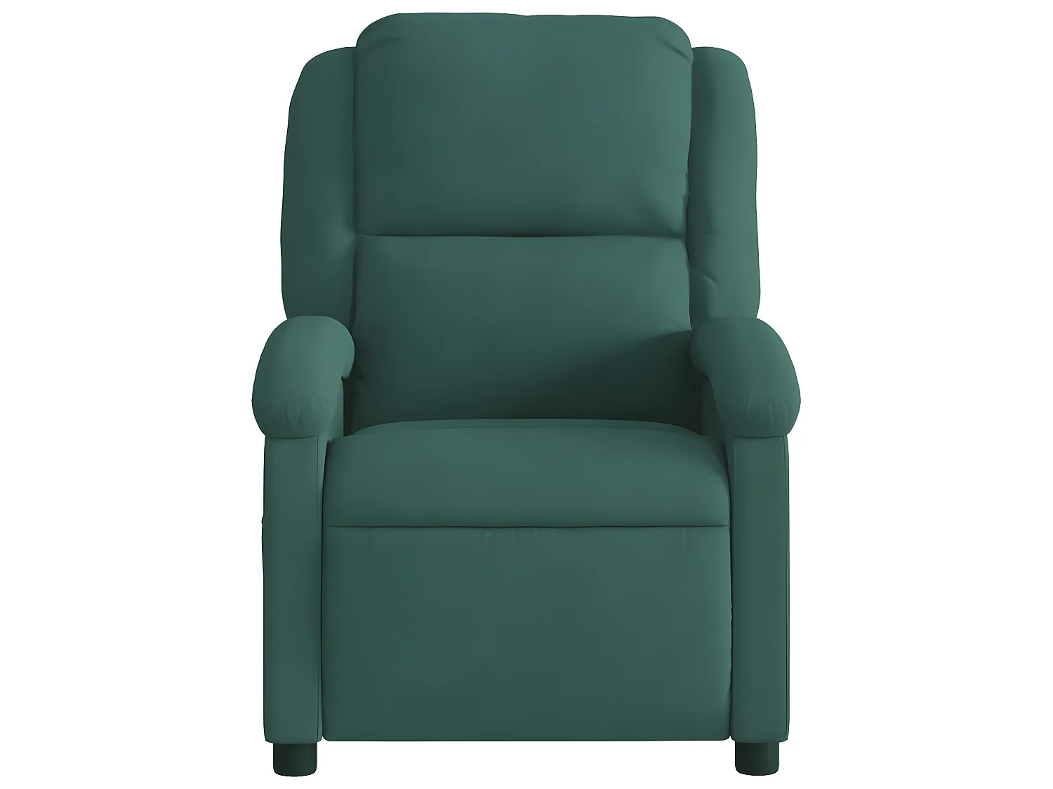 Fauteuil inclinable vert foncé velours