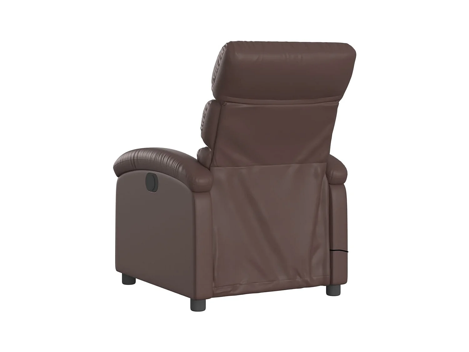 Fauteuil de massage inclinable Marron Similicuir