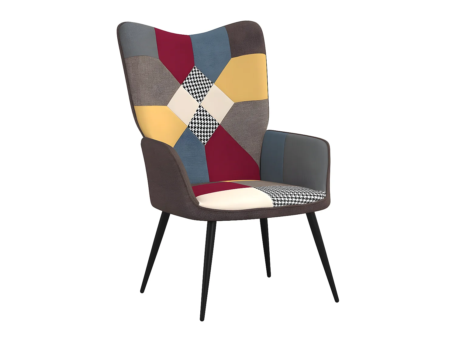 Poltrona relax in tessuto Patchwork