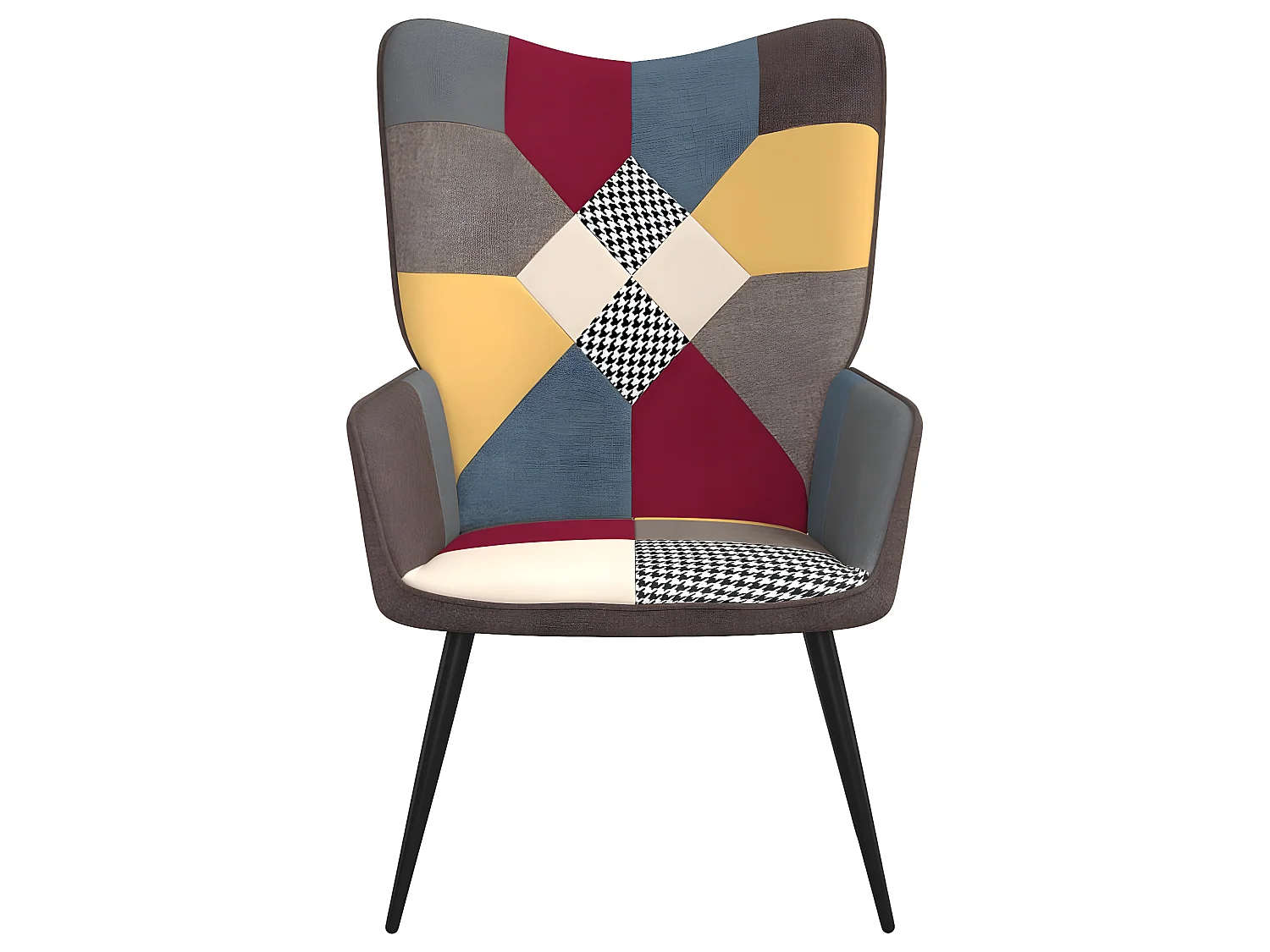 Ontspanningsstoel Patchwork Stof