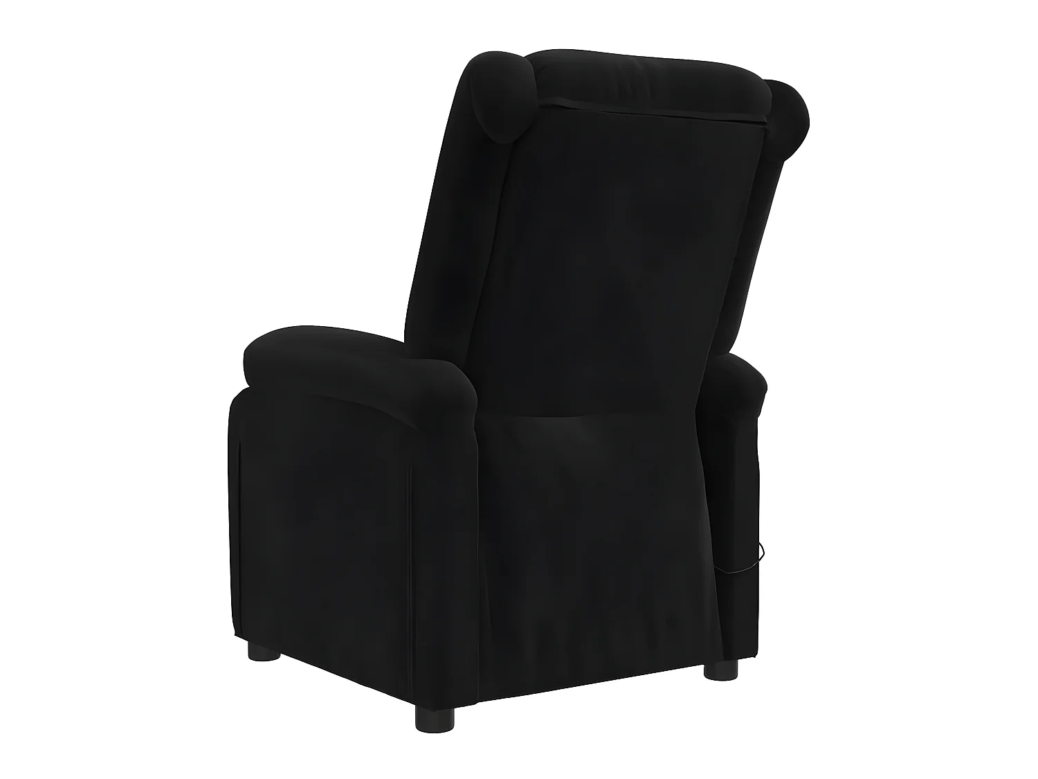 Fauteuil inclinable électrique noir velours