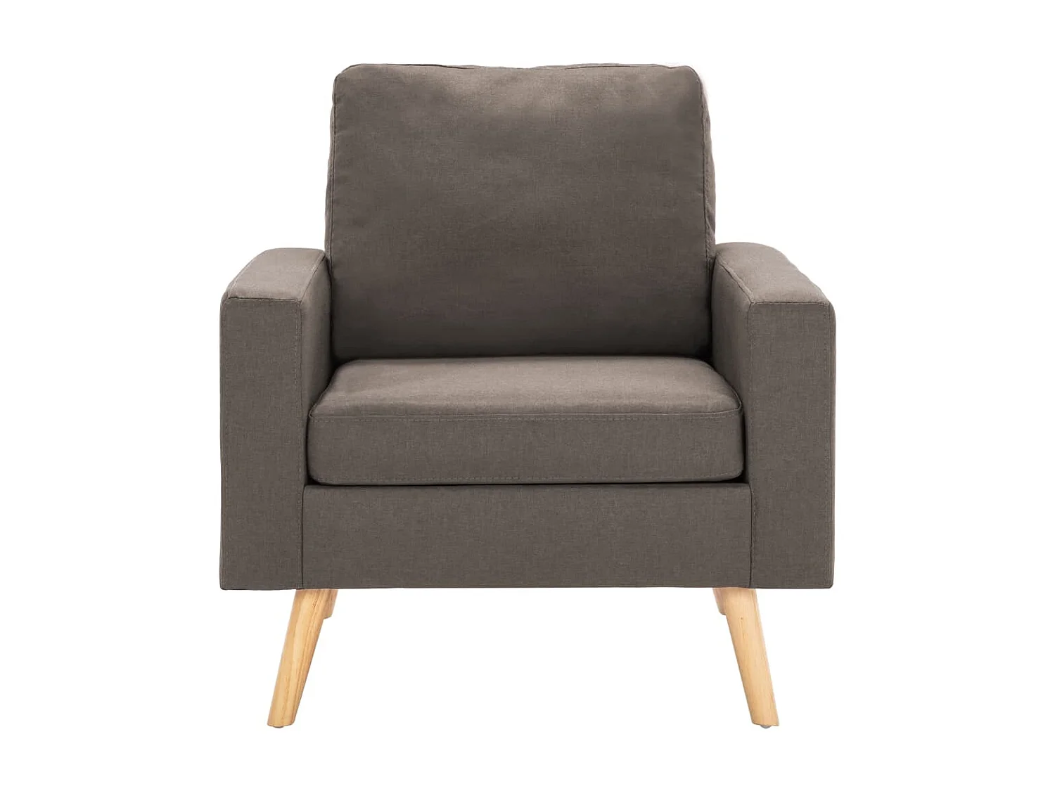 Fauteuil Taupe Tissu