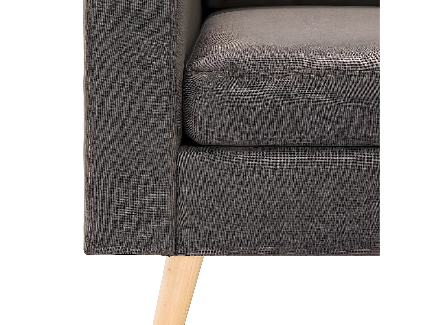 Fauteuil Taupe Tissu