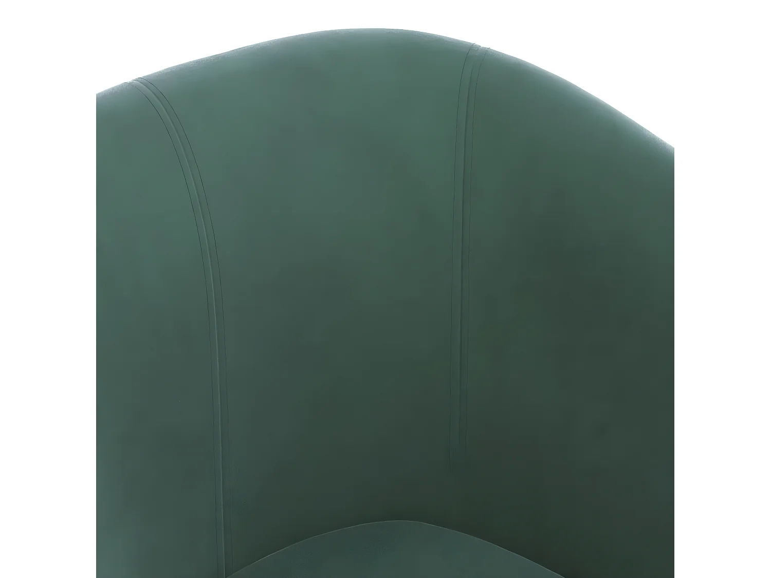 Sillón convertible de terciopelo verde oscuro