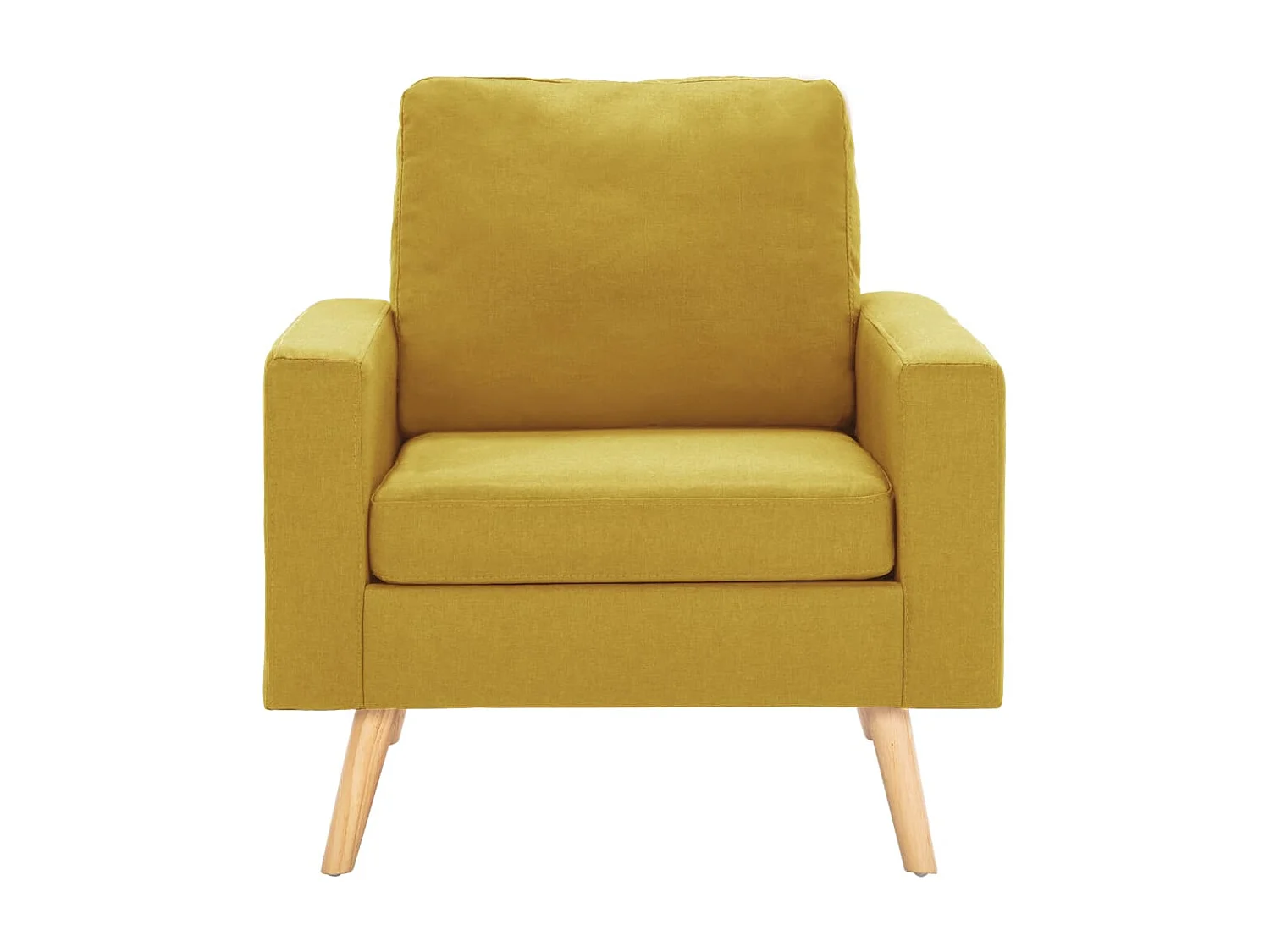 Fauteuil Jaune Tissu