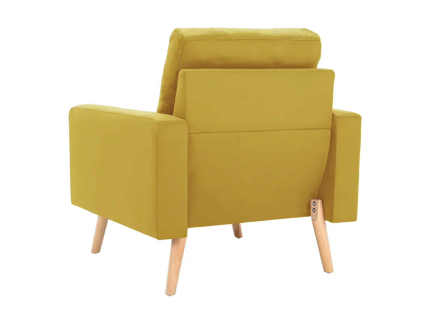 Fauteuil Jaune Tissu
