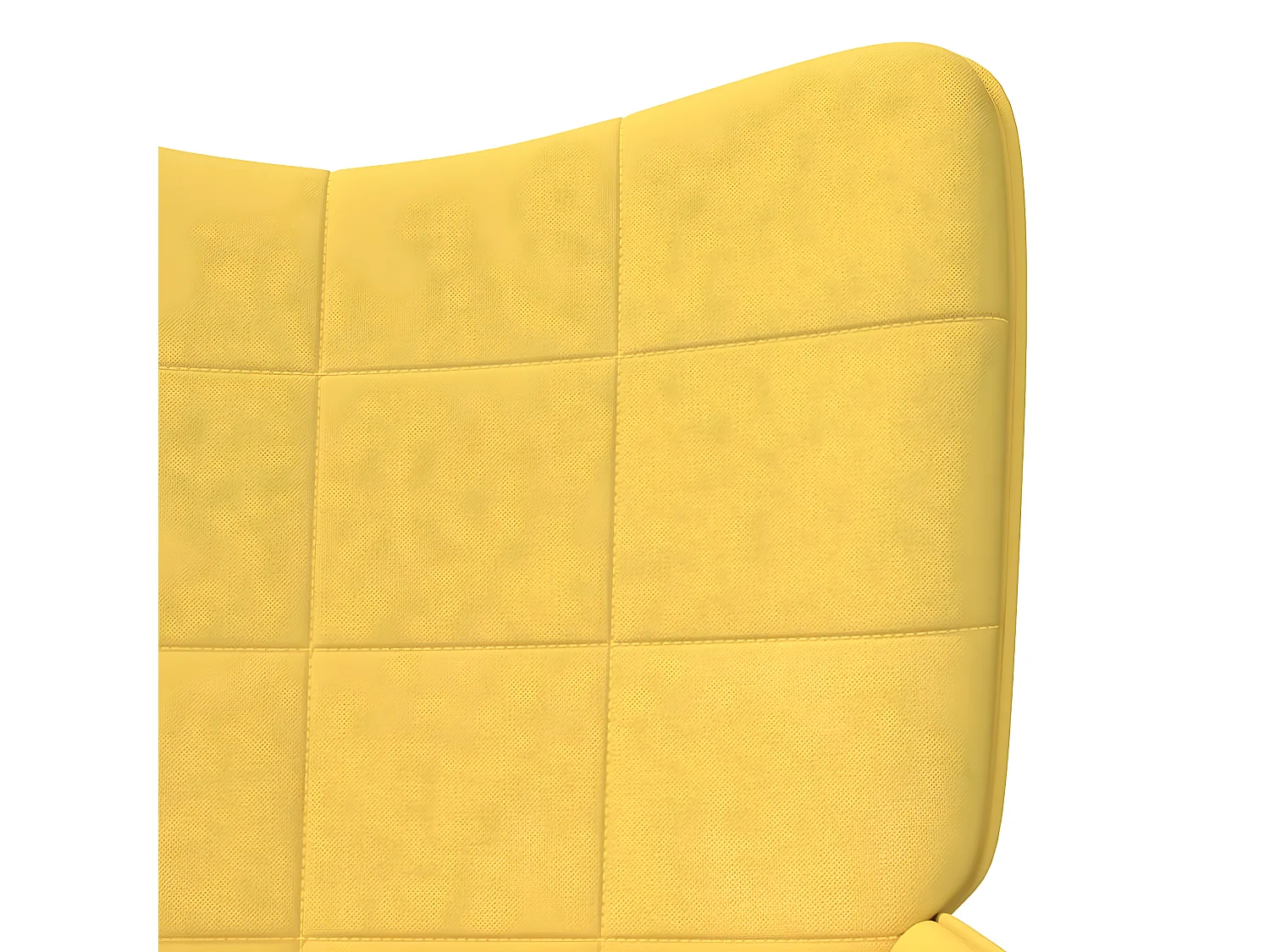 Poltrona relax Tessuto giallo senape