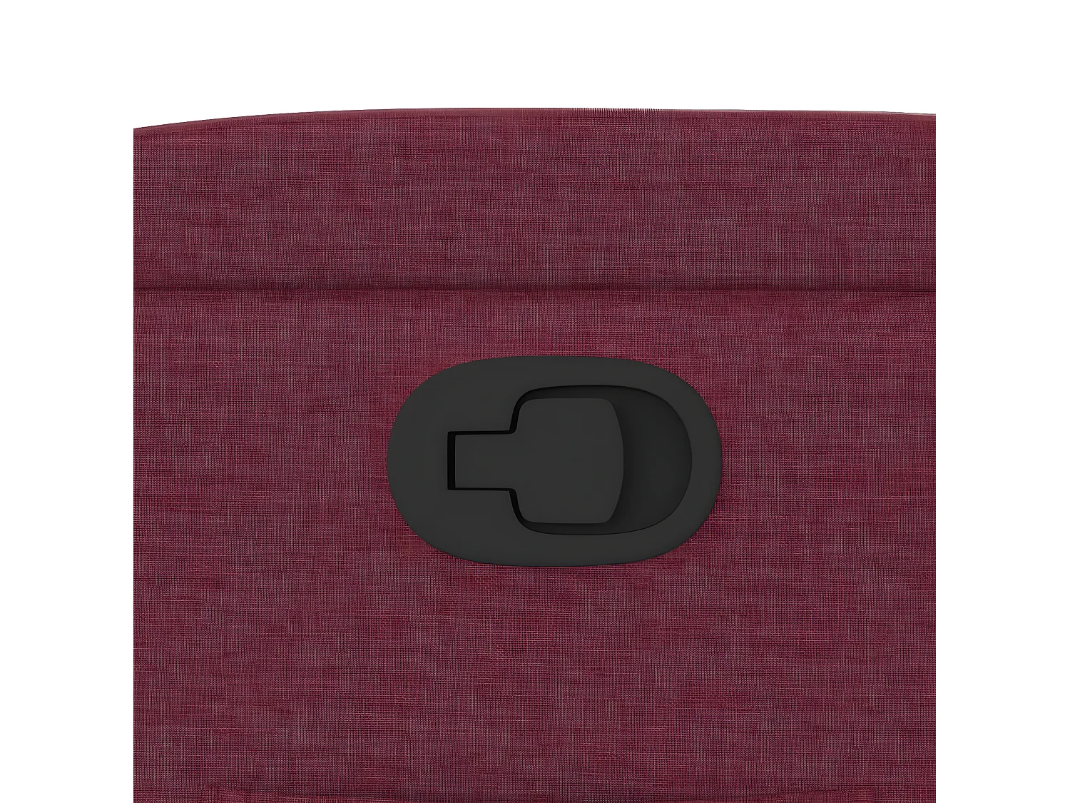 Sillón reclinable Tela rojo burdeos