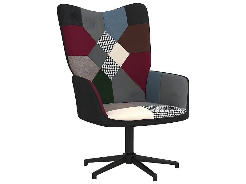 Poltrona relax in tessuto Patchwork