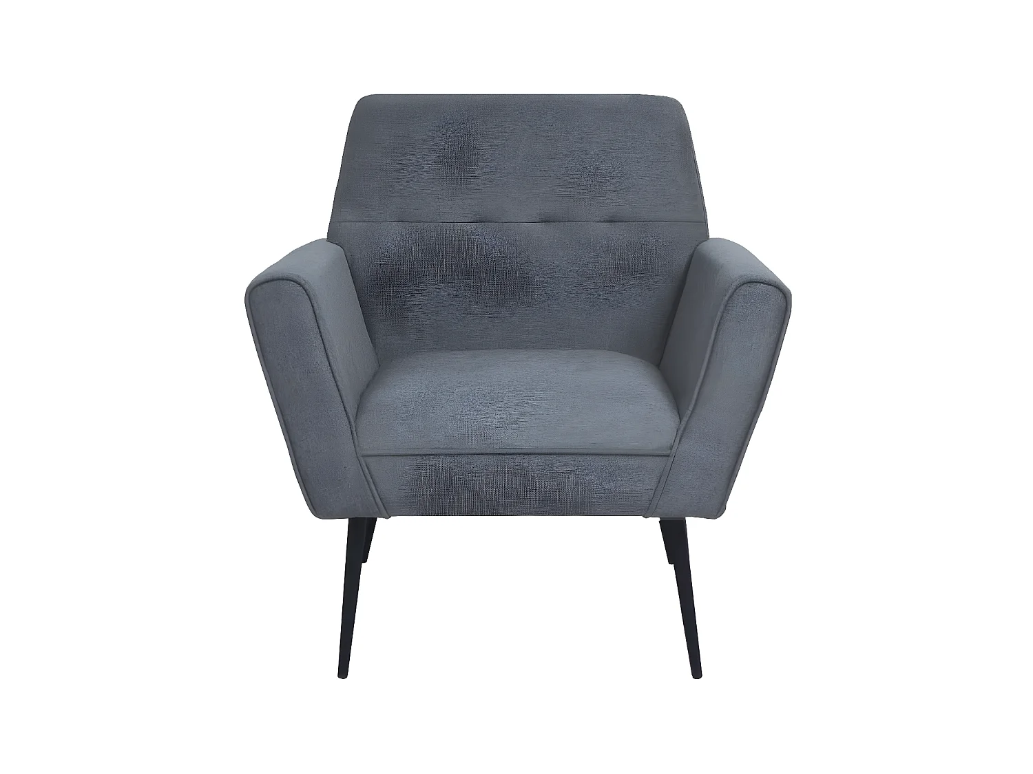 Fauteuil Lichtgrijs Staal en stof