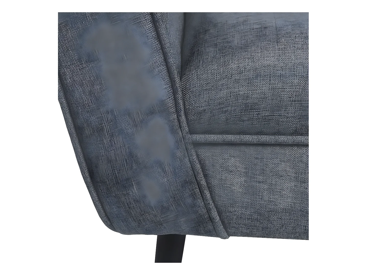 Fauteuil Lichtgrijs Staal en stof