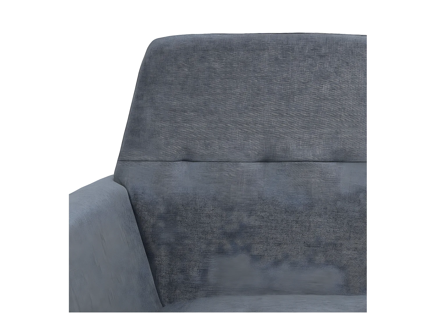 Fauteuil Lichtgrijs Staal en stof