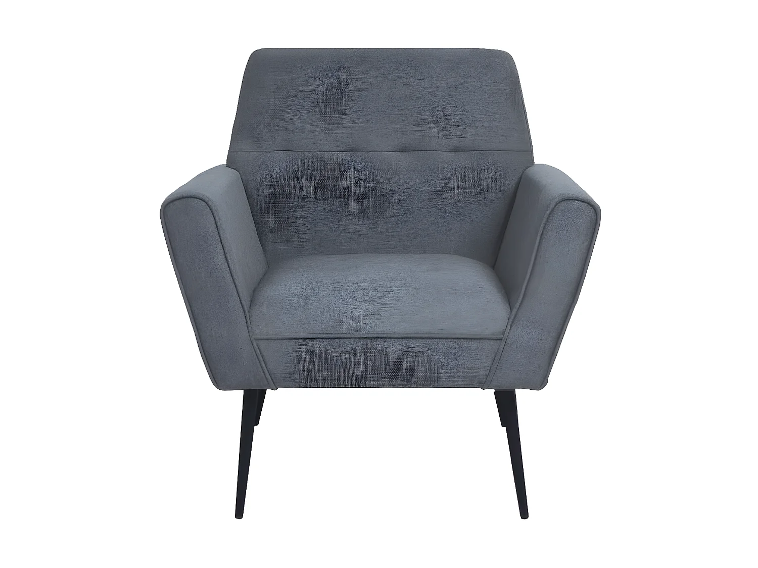 Sessel Hellgrauer Stahl und Stoff